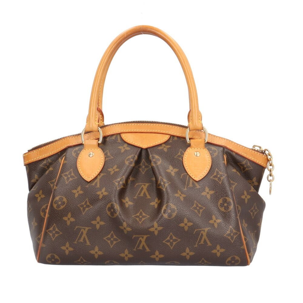 Louis Vuitton Tivoli PM Monogram Handbag Canvas M40143 Brown Women's LOUIS VU... - Picture 3 of 12
